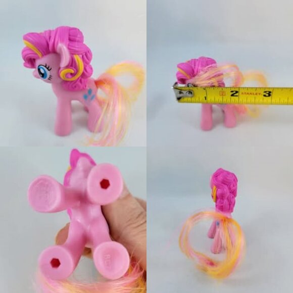 My Little Pony Lot Pinkie Pie Apple Jack Belle Button Coco Pommel Shoe Shine Sta - Picture 4 of 16